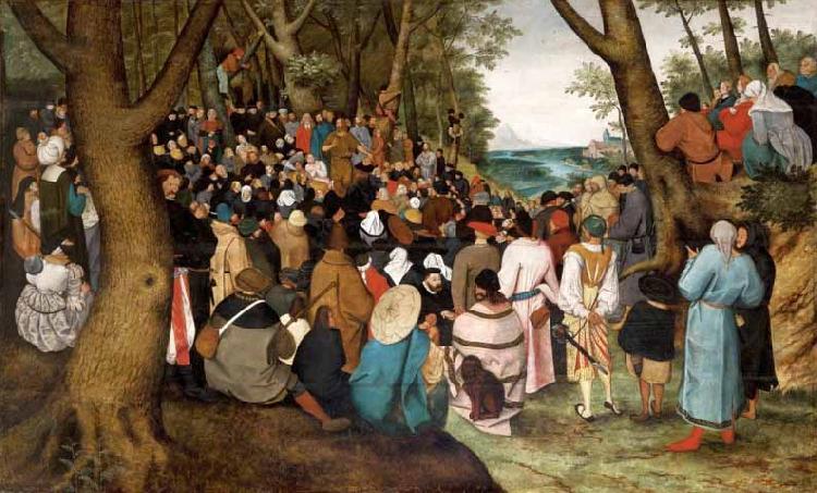The Preaching of St John the Baptist, Pieter Brueghel the Younger
